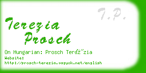 terezia prosch business card